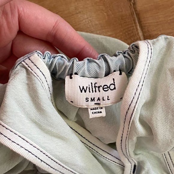 Aritzia Wilfred - Chambray Sleeveless Summer Dress - Women's Small - Light Blue - Picture 5 of 5